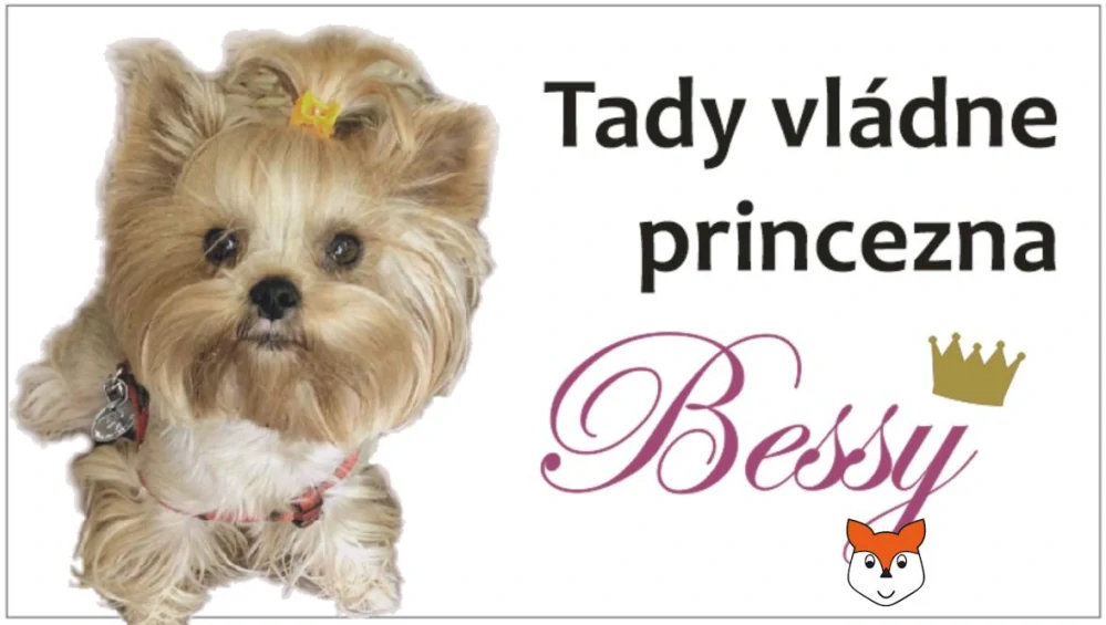 Cedulka na přání "TADY HLÍDÁM JÁ" - bílý podklad